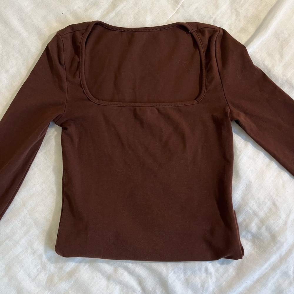 Square Neck Long Sleeve